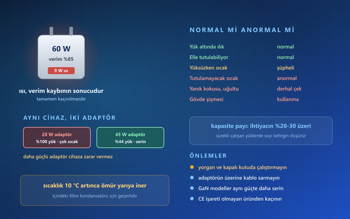 Adaptör Neden Isınıyor? Normal mi, Arıza mı?
