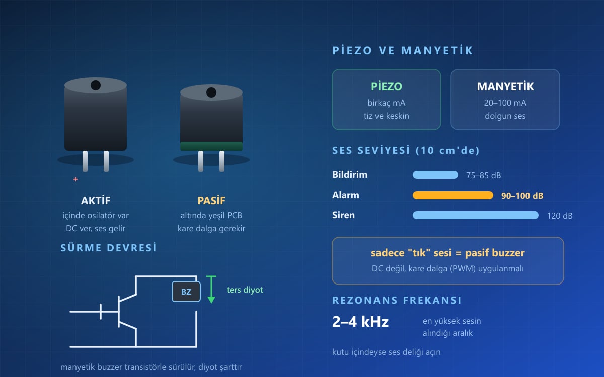 Buzzer Nedir, Nasıl Seçilir?