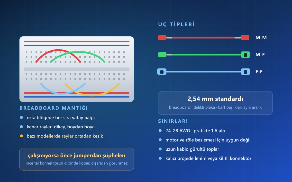 Jumper Kablo Nedir? Bağlantı ve Kullanım