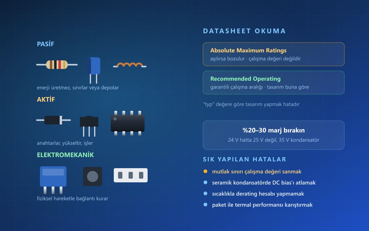 Elektronik Komponent Çeşitleri ve Seçim Kriterleri