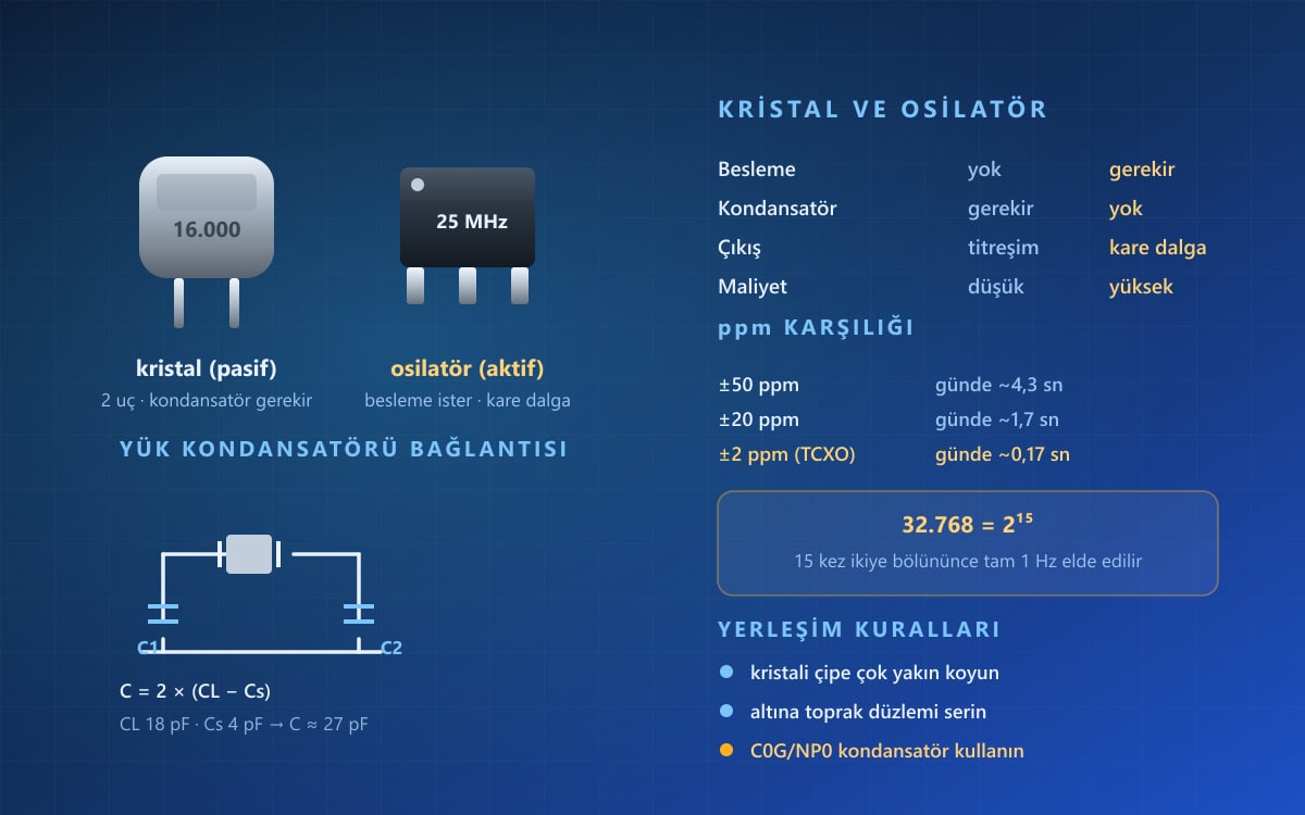 Kristal Osilatör Nedir, Nasıl Seçilir?