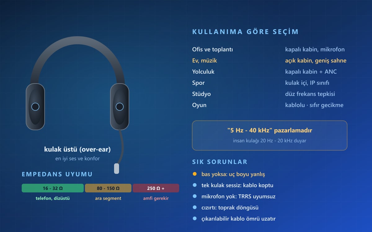 Kulaklıklar Nelerdir, Nasıl Seçilir?