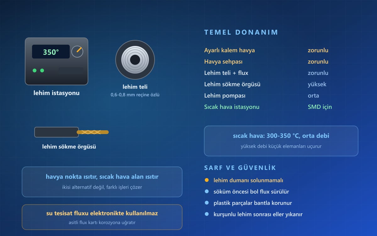 Lehimleme Ekipmanları Kullanım ve Seçim Rehberi
