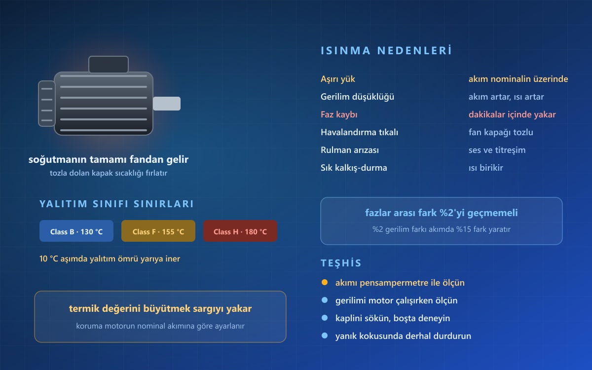 Elektrik Motoru Neden Isınıyor? Nedenleri ve Çözümü