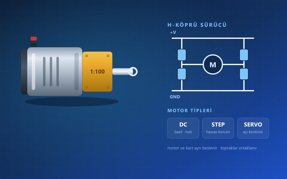 Motor ve Motor Sürücüler: Tipleri ve Seçimi