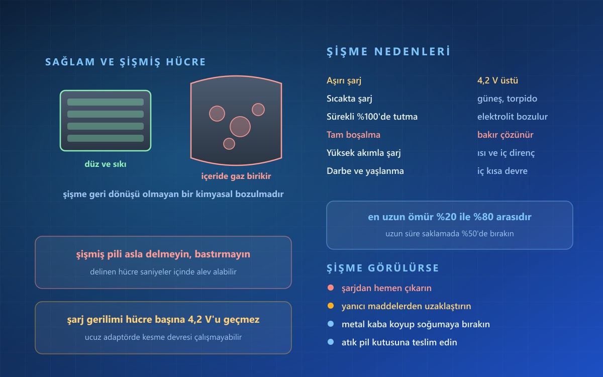 Şarj Cihazı Pili Neden Şişirir? Güvenlik Uyarıları