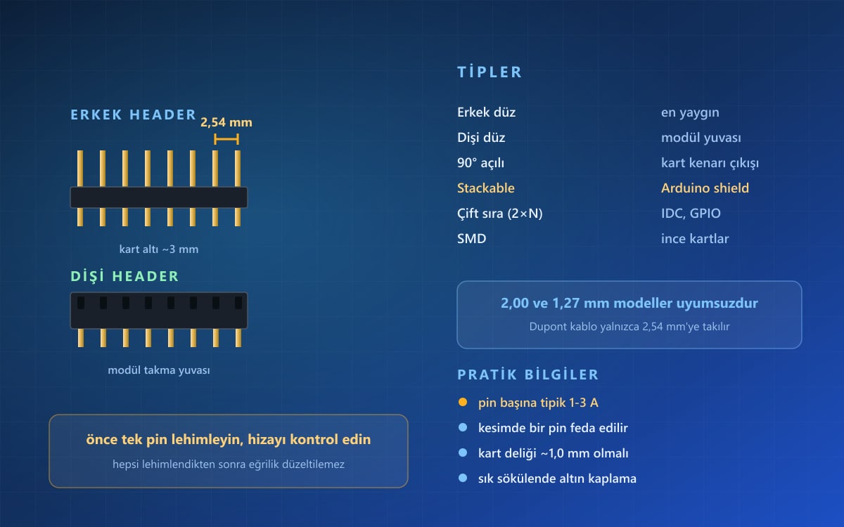 Pin Header Nedir, Nasıl Seçilir?
