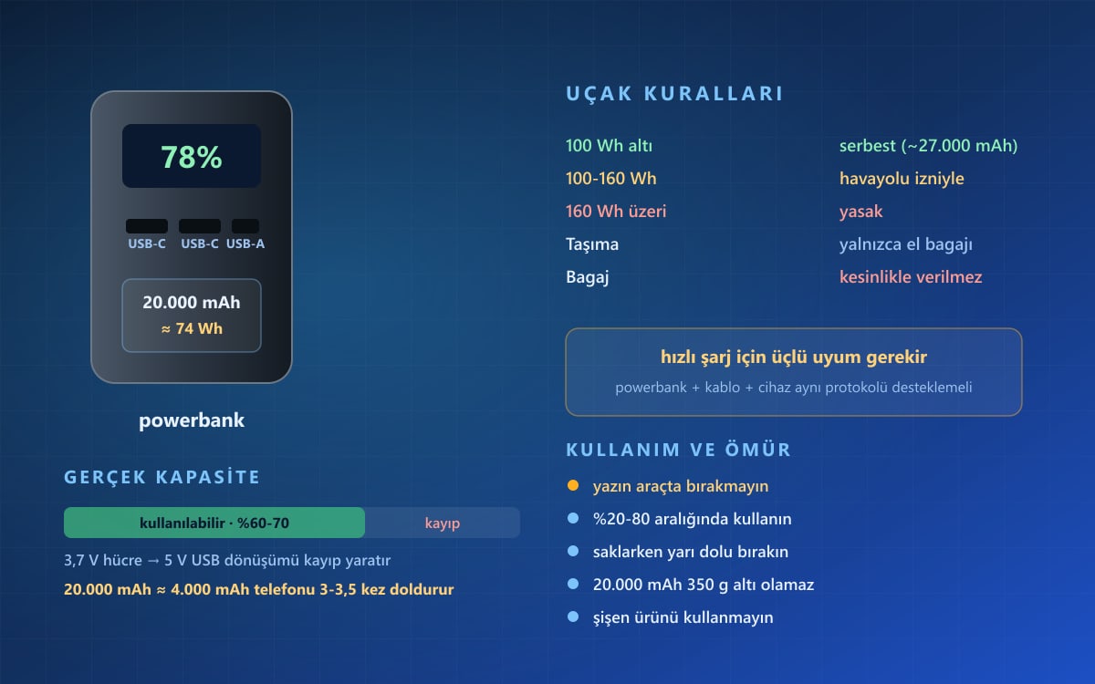 Powerbank Nedir, Nasıl Seçilir?