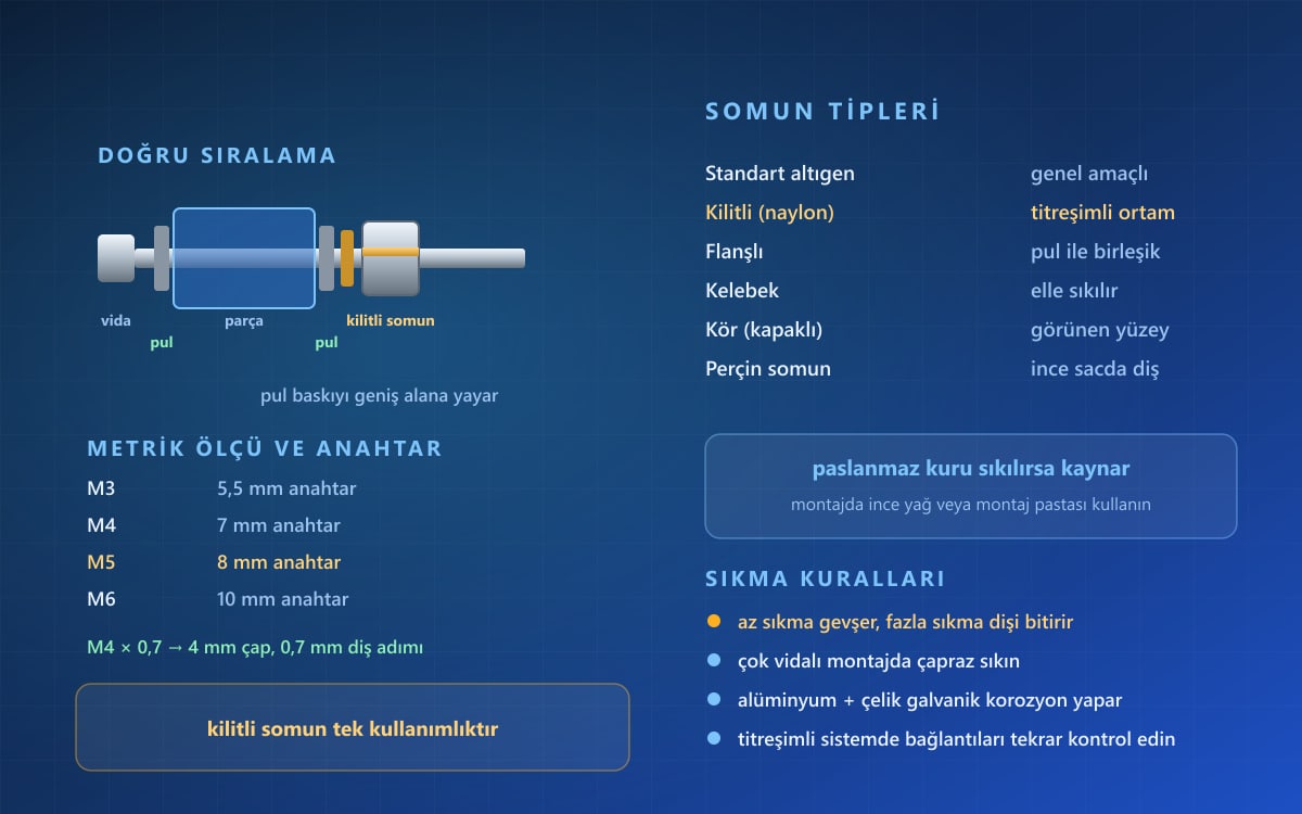 Pul ve Somunlar Nelerdir, Nasıl Seçilir?