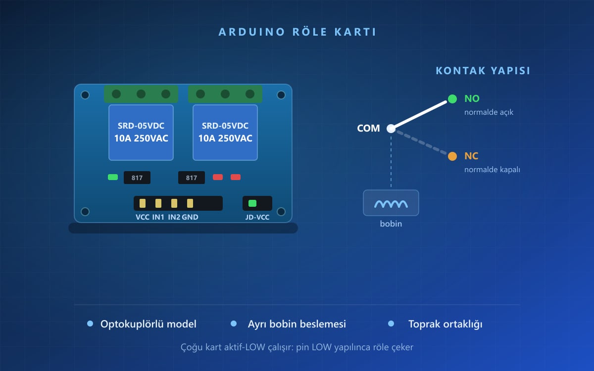 Arduino Röle Kartları Nelerdir, Nerede Kullanılır?