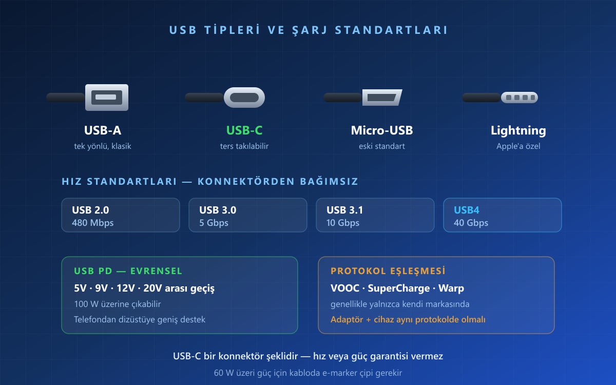 Şarj Kabloları ve Telefon Ürünleri Rehberi