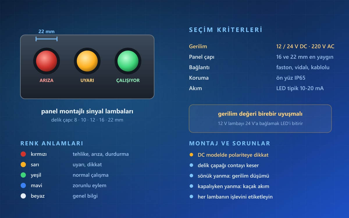 Sinyal Lambaları Nelerdir, Nasıl Seçilir?