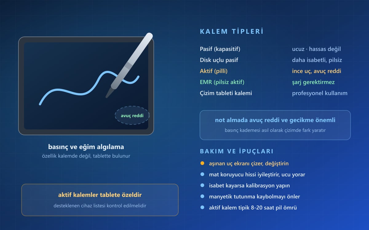 Tablet Kalemleri Nelerdir, Nasıl Seçilir?
