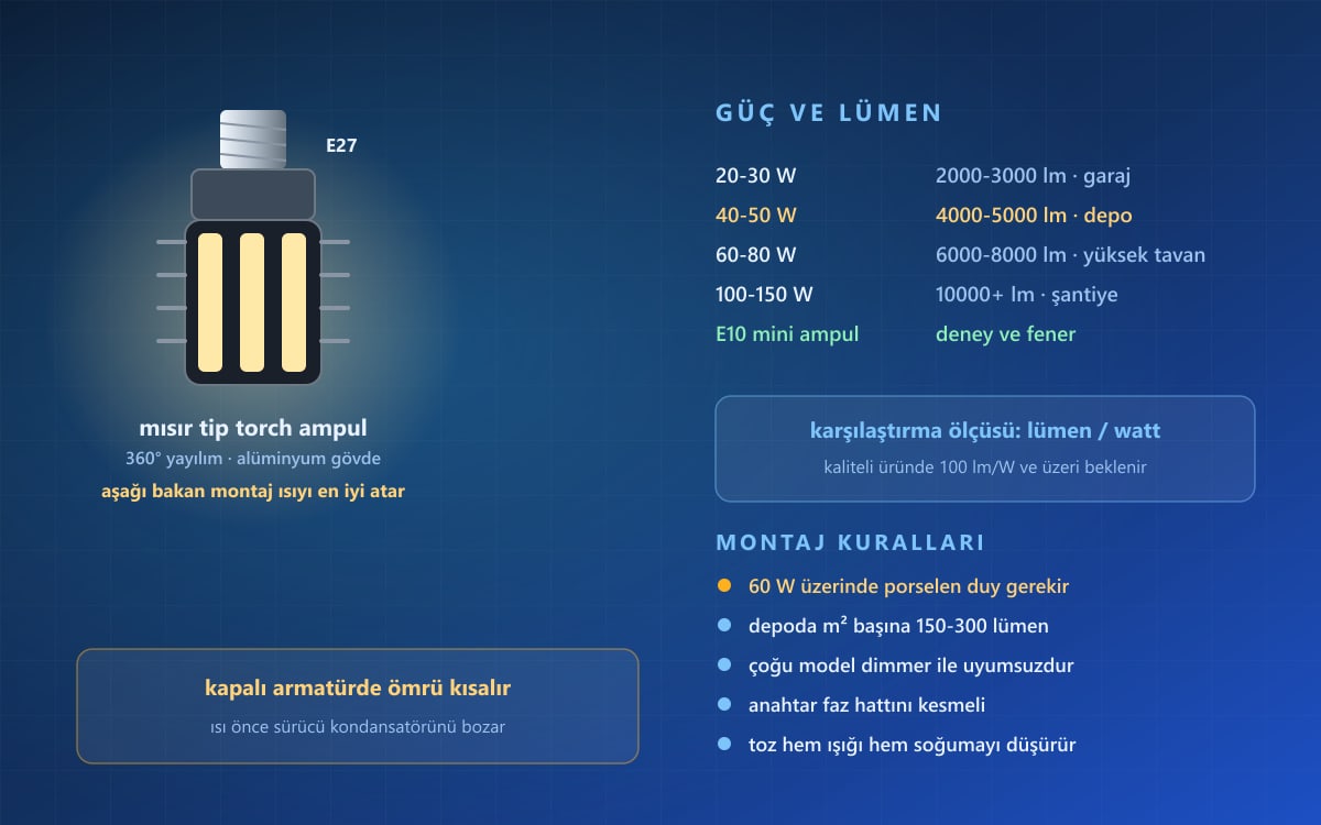 Torch Ampulleri Nedir, Nasıl Seçilir?