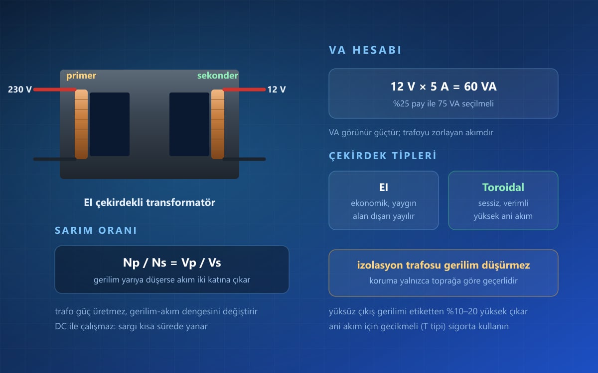 Trafo Transformatör Nedir, Nasıl Seçilir?